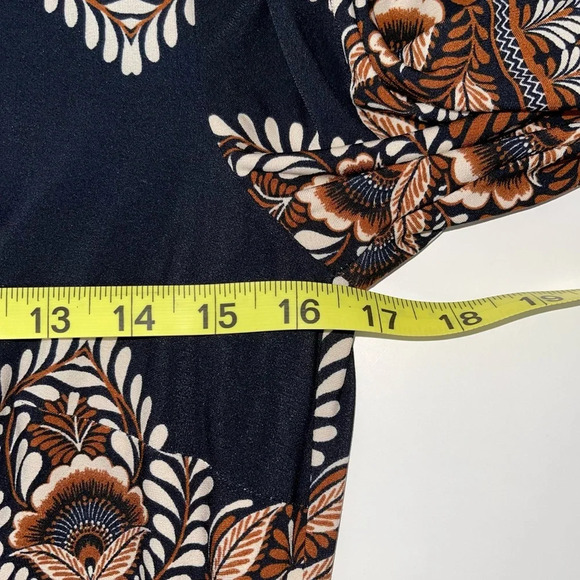 INC International Concepts Black Boho Print Knee-length Shift Dress 6 Women’s - Picture 8 of 11